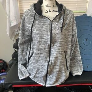 Women’s athletic Oversized Jacket full zip hoodie comfortable in excellent shape